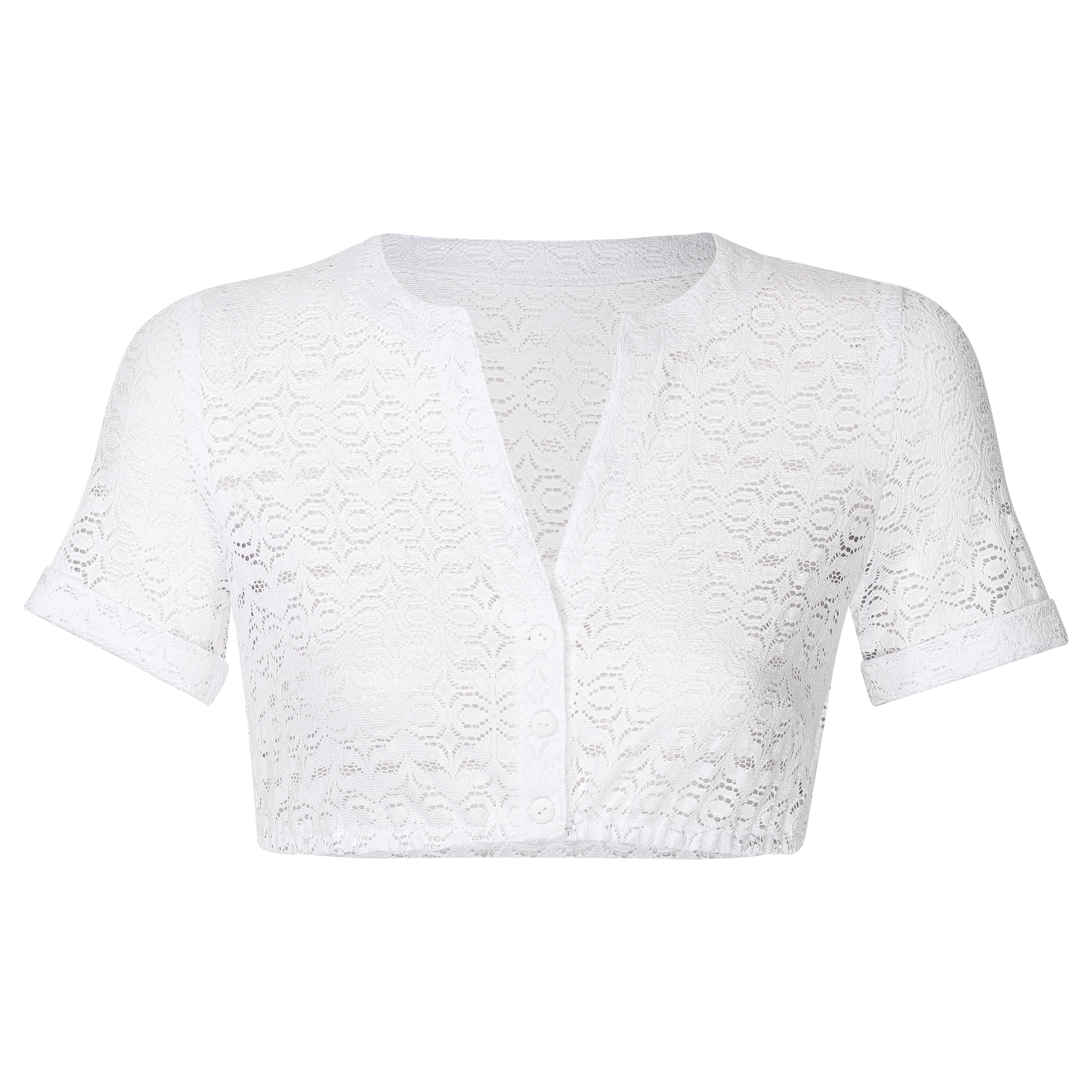 Dirndlbluse 10213SL in weiss