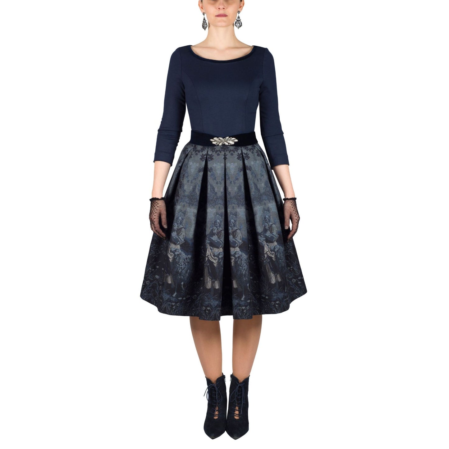 Kleid 21D040KJ in marine von Mothwurf