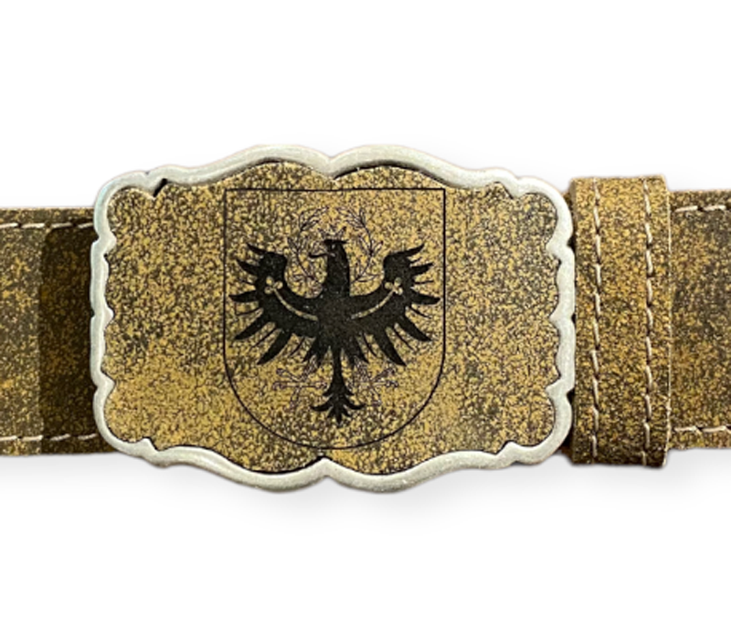 Gürtel Adler Lederschließe braun