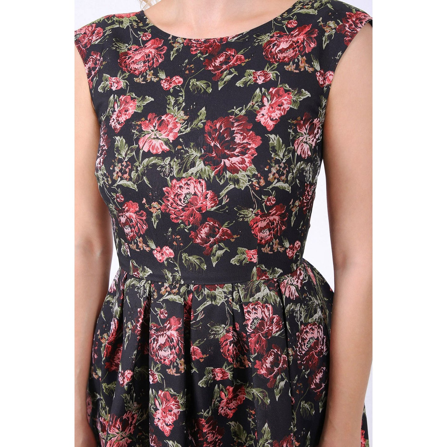 113161 Kleid Ilona von Krüger in schwarz