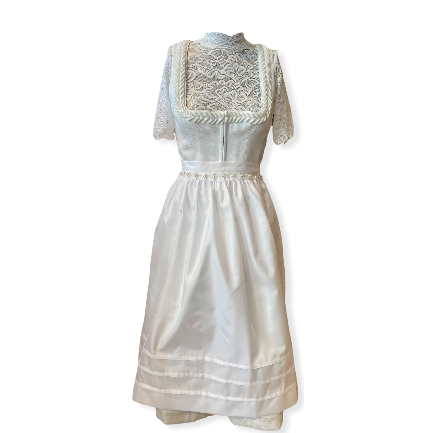 Dirndl Benita in weiss von Wenger