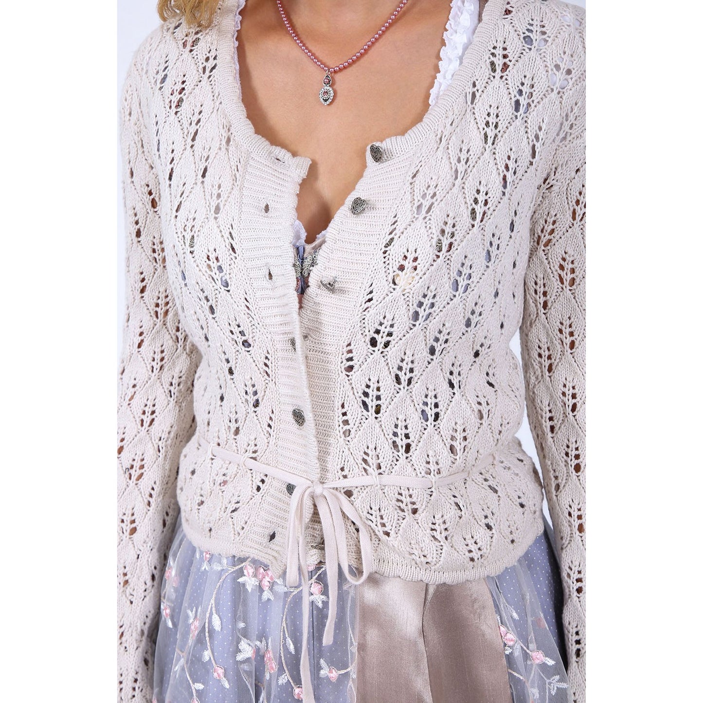 038701 Strickjacke Florentine in beige
