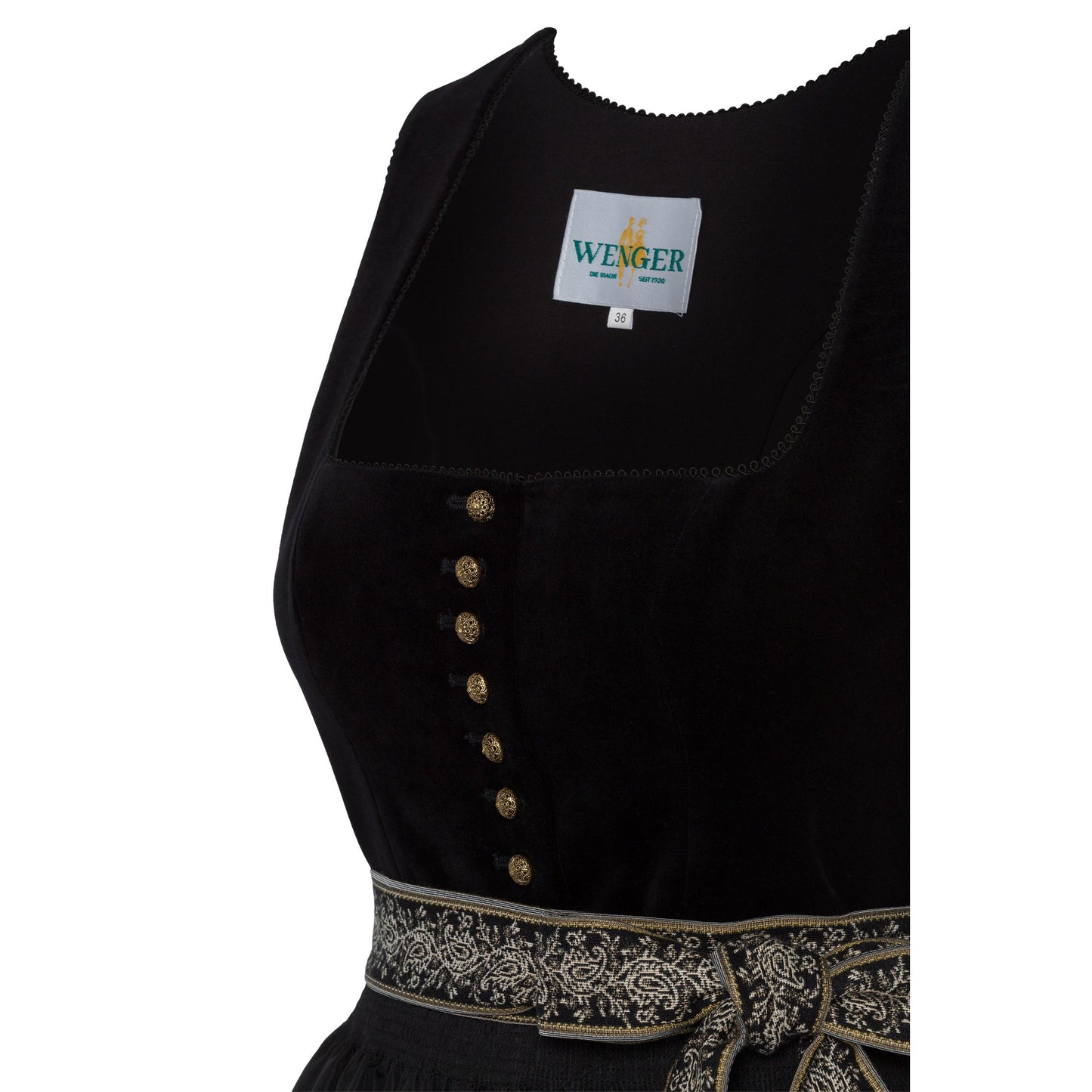 Dirndl Ilona in schwarz