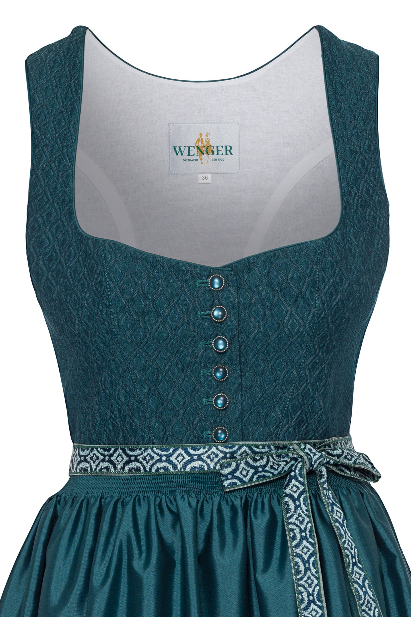 Dirndl Moni in petrol