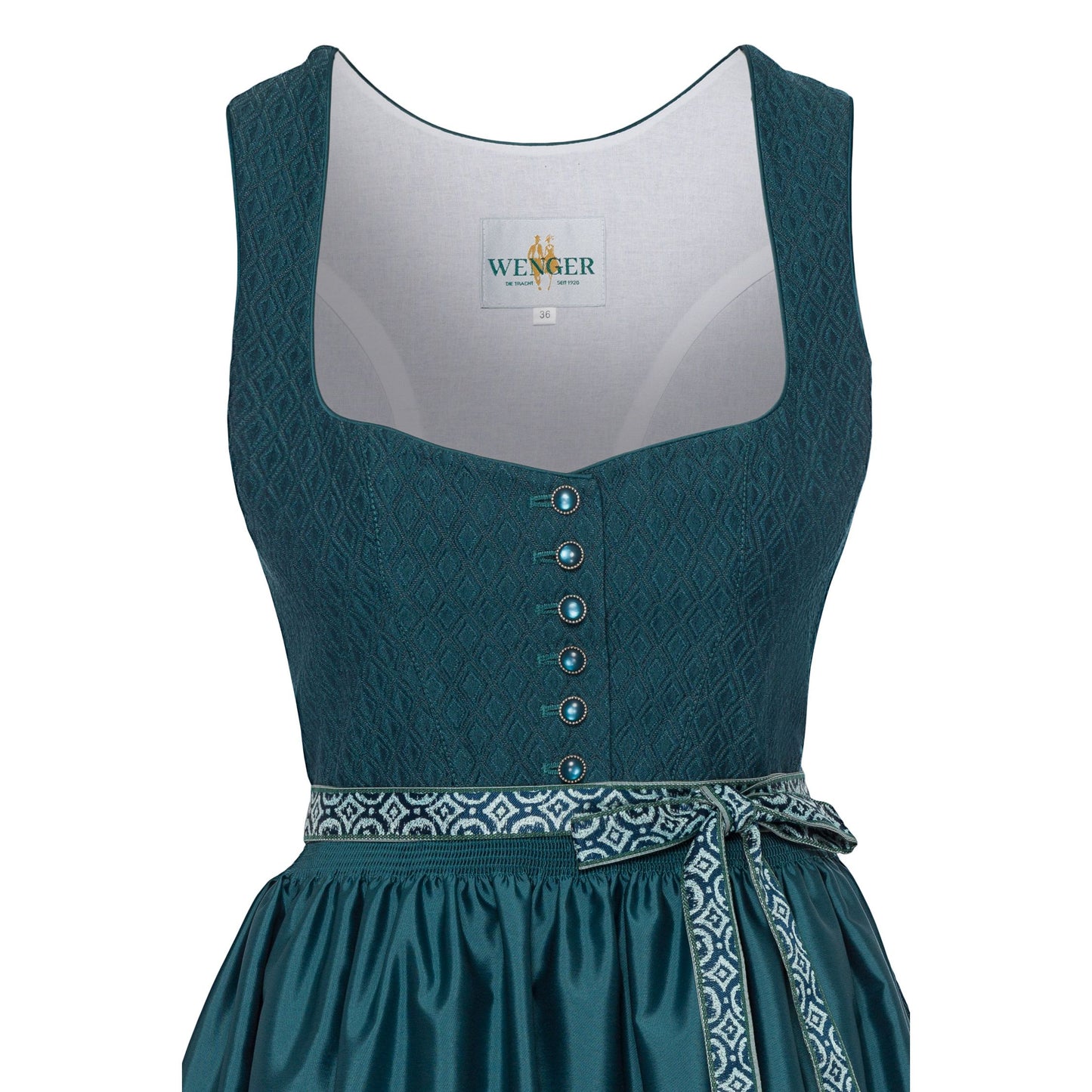 Dirndl Moni in petrol