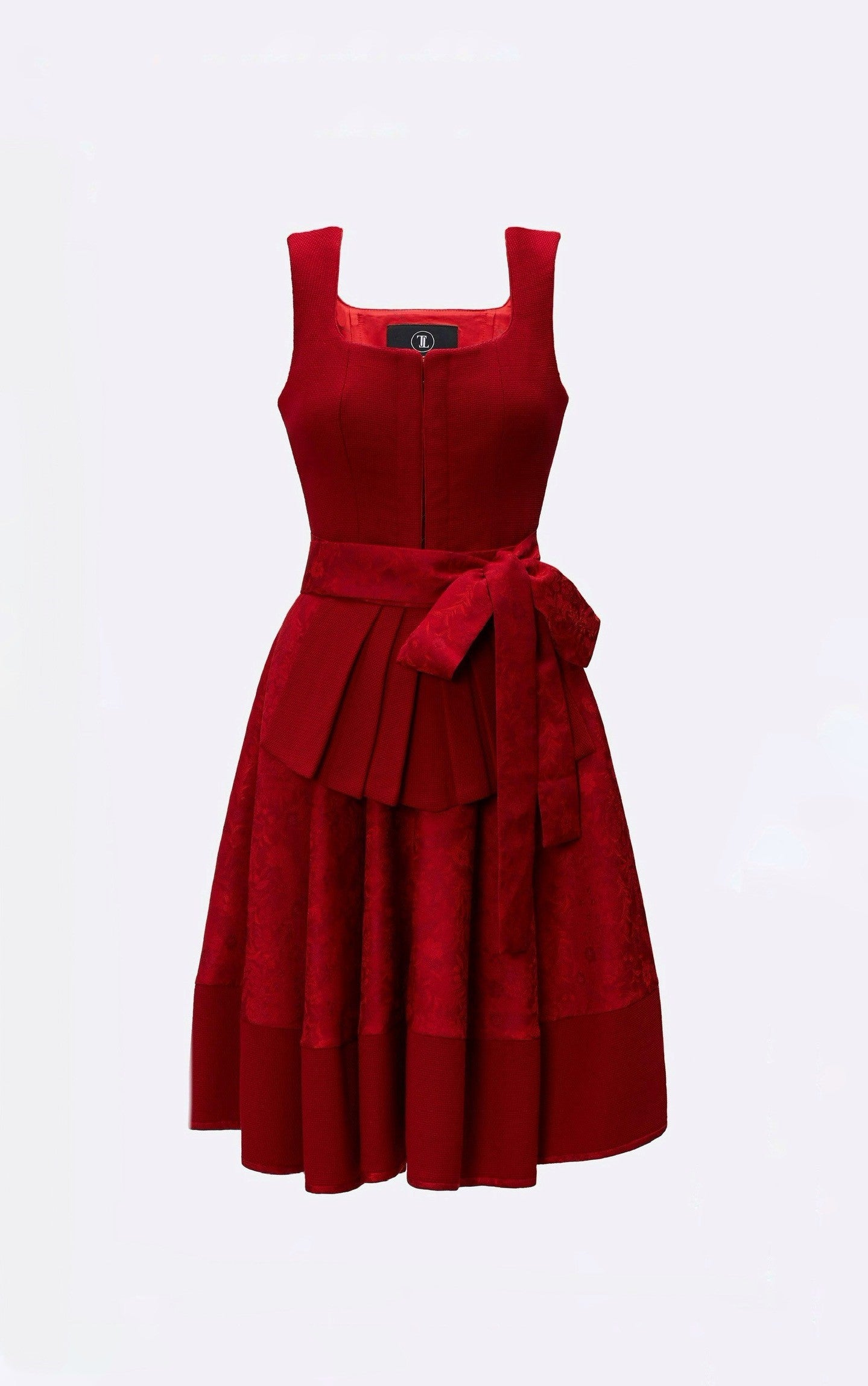 Dirndl Amalie in purpurrot