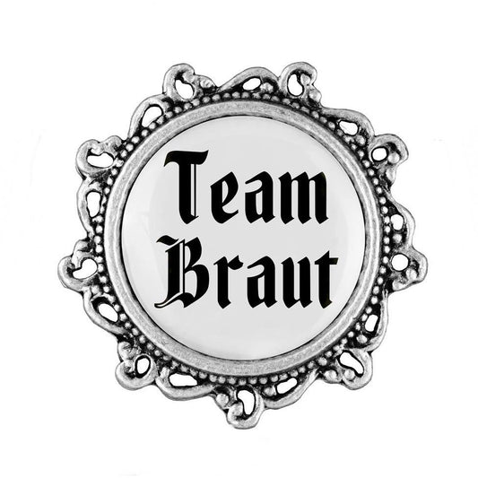 Gaudiknopf "Team Braut"
