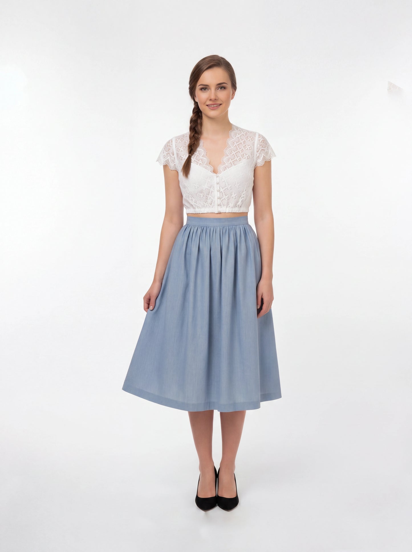 Dirndlbluse Spitze