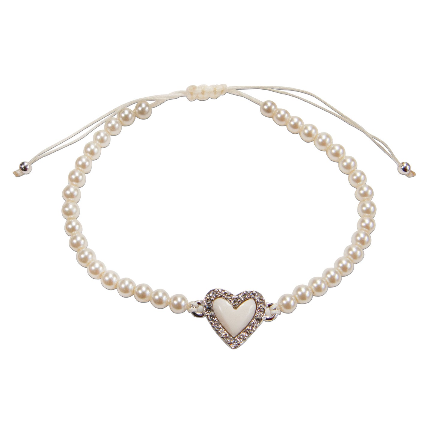 Armkette Strass Herz