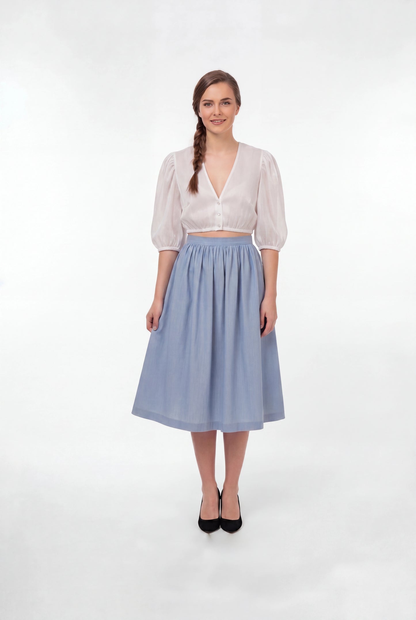 Dirndlbluse Selina Glitzer