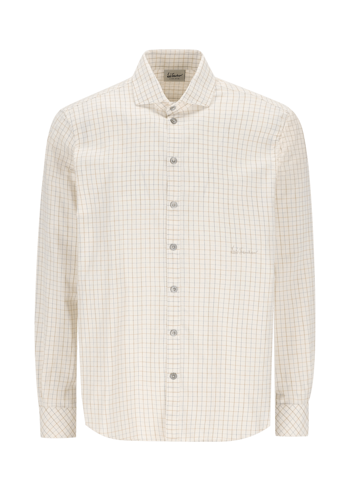 Lubeltran Check Hemd Creme