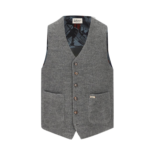 Strickweste Luseba in Grau