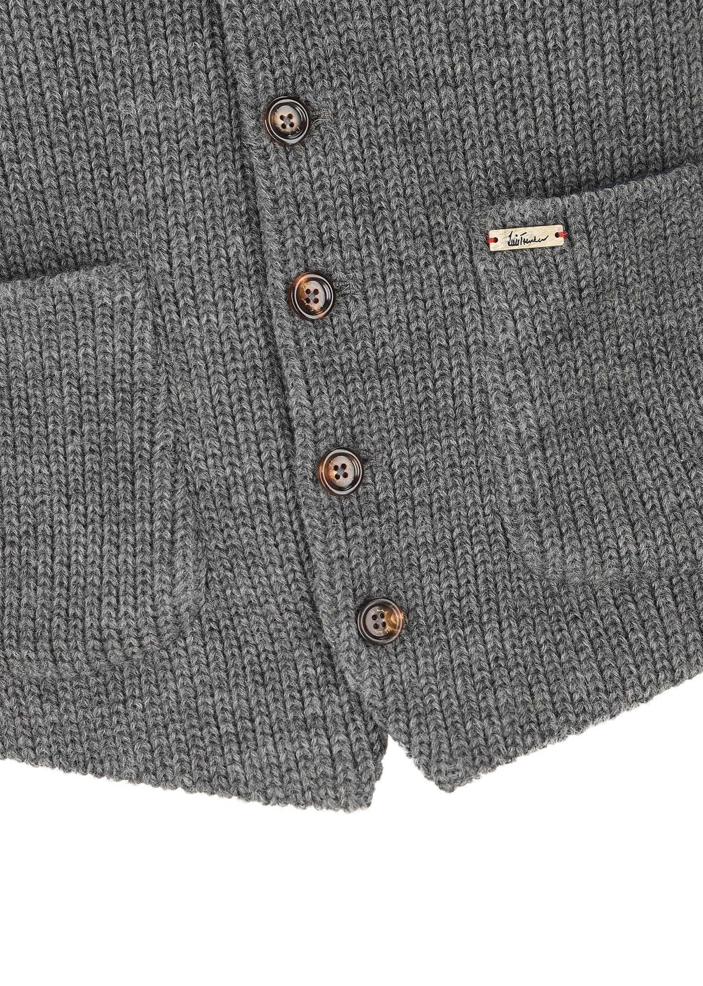 Strickweste Luseba in Grau