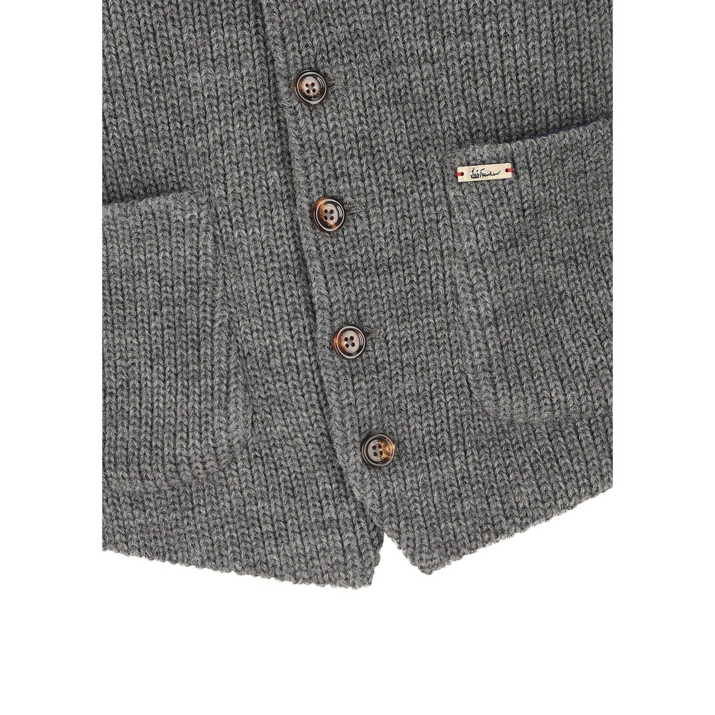 Strickweste Luseba in Grau