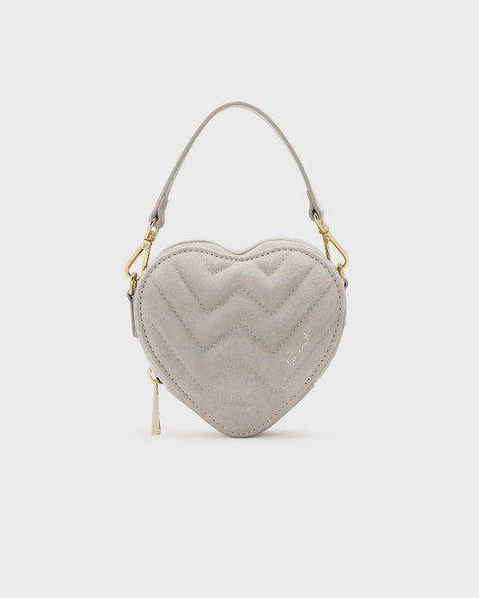 Tasche Mini Heart Bag in taupe