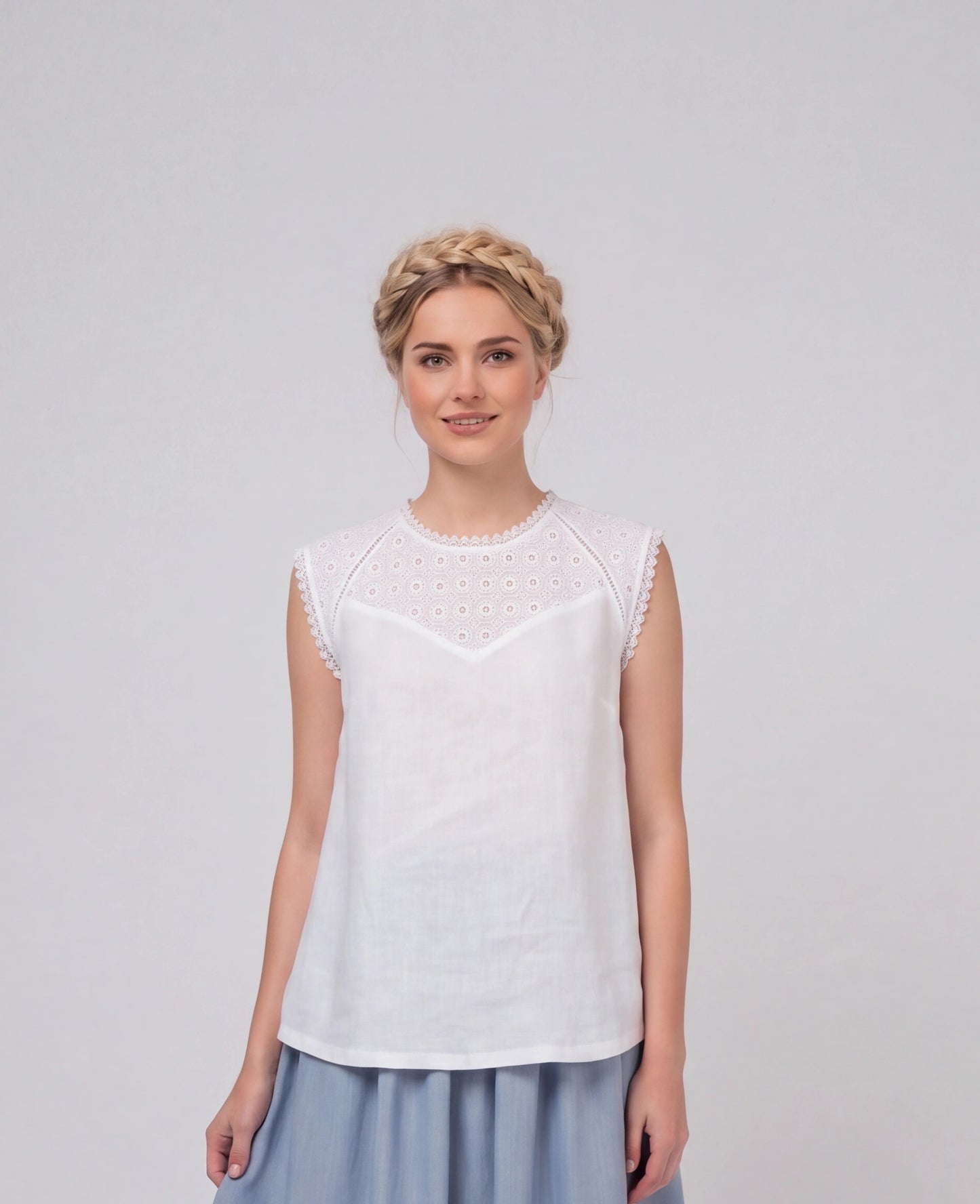 Rockbluse Spitze