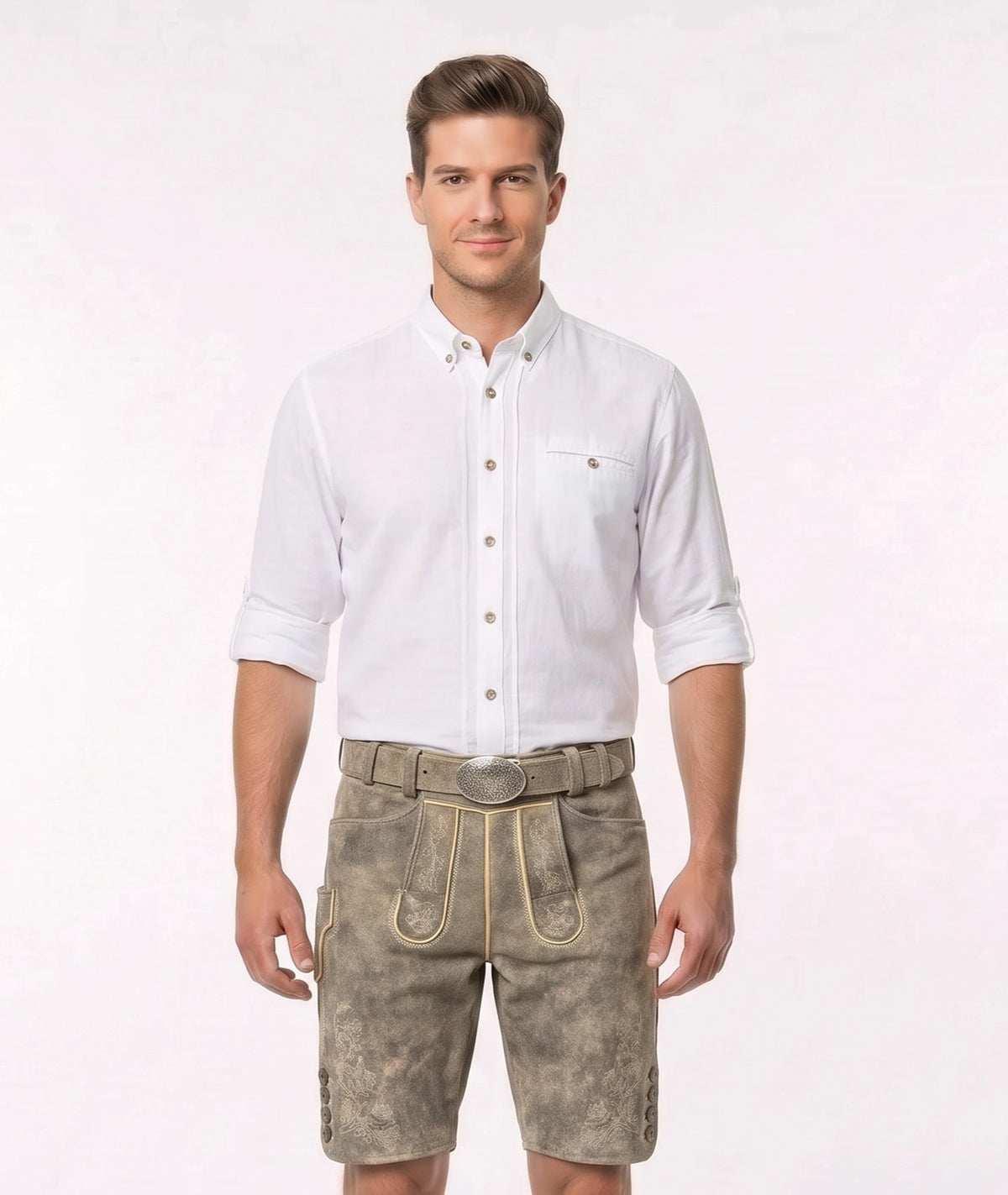 Lederhose Spitzbua Sandsteinantik