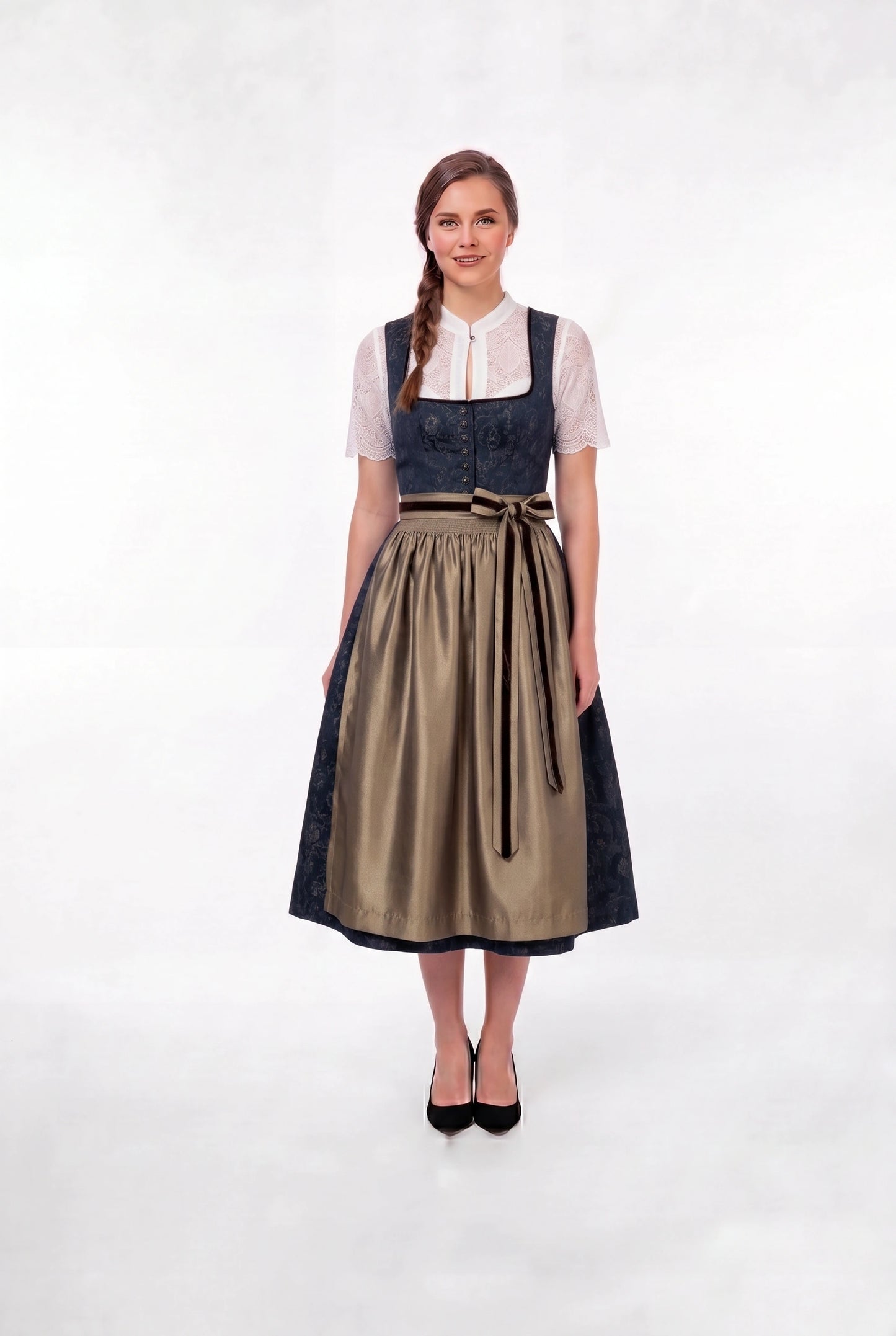 Dirndl Blau / Braun