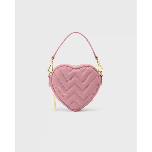 Herz Tasche in Peony