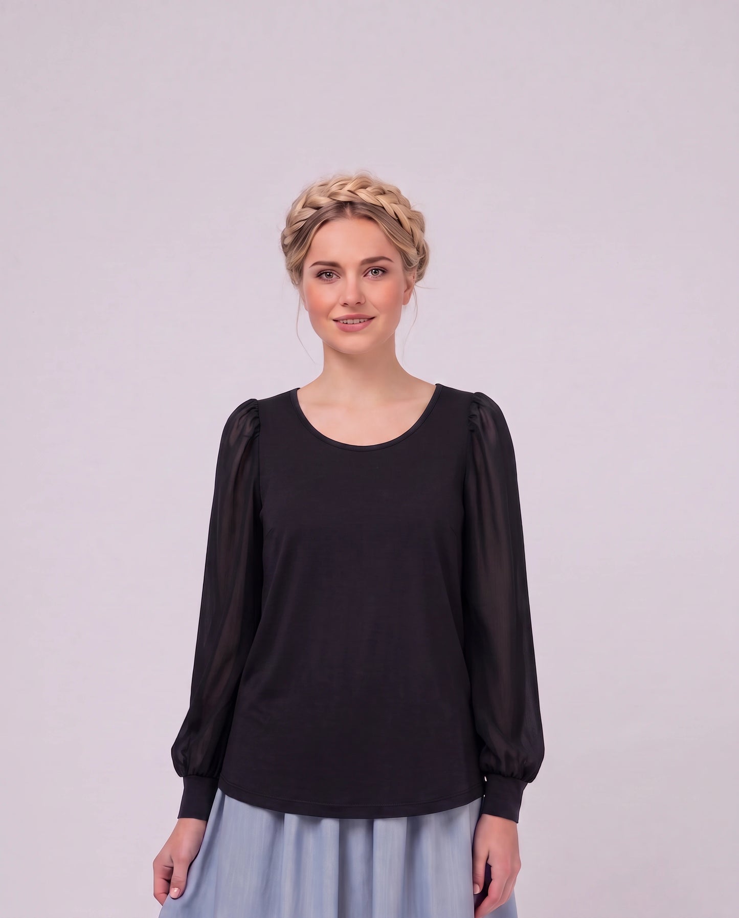Shirt Jade Schwarz