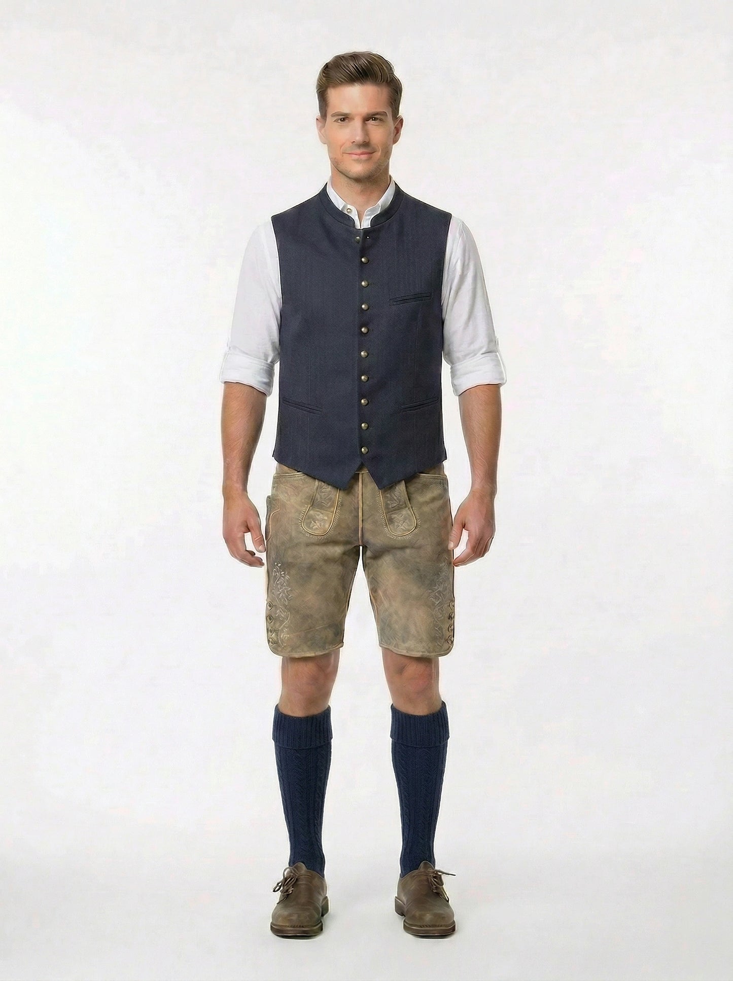 Weste Konstantin Carbonblau