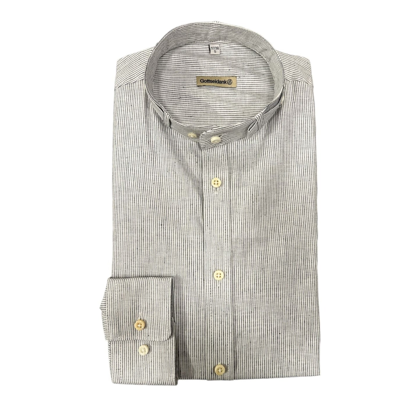 Hemd Lenz in schwarz/blau