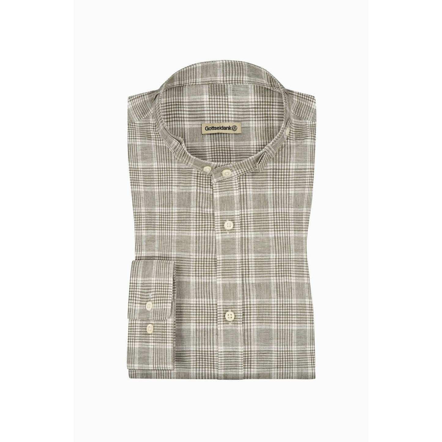 Hemd Lenz in olive