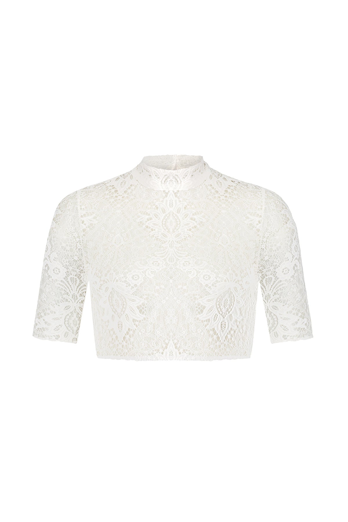 Dirndlbluse Aileen halbarm in ecru