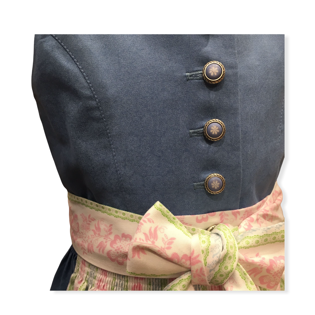 Kinderdirndl Bergsee in hellblau