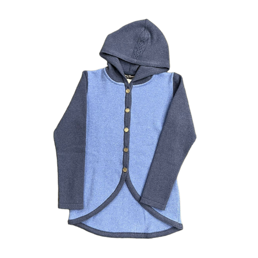 Strickjacke in blau von Hedwig Rauscher