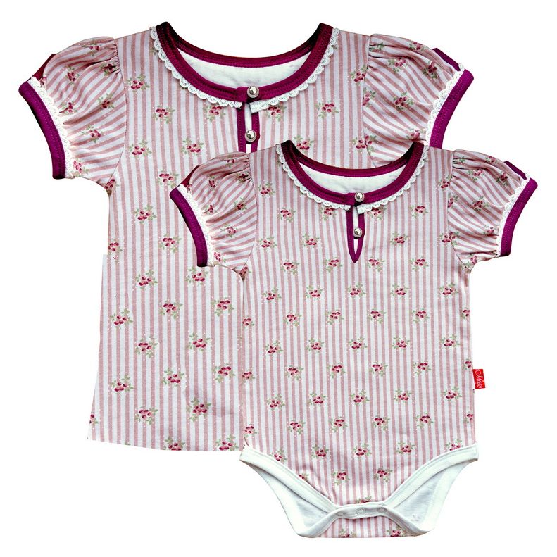 Mädchenshirt oder Body Biedermeier