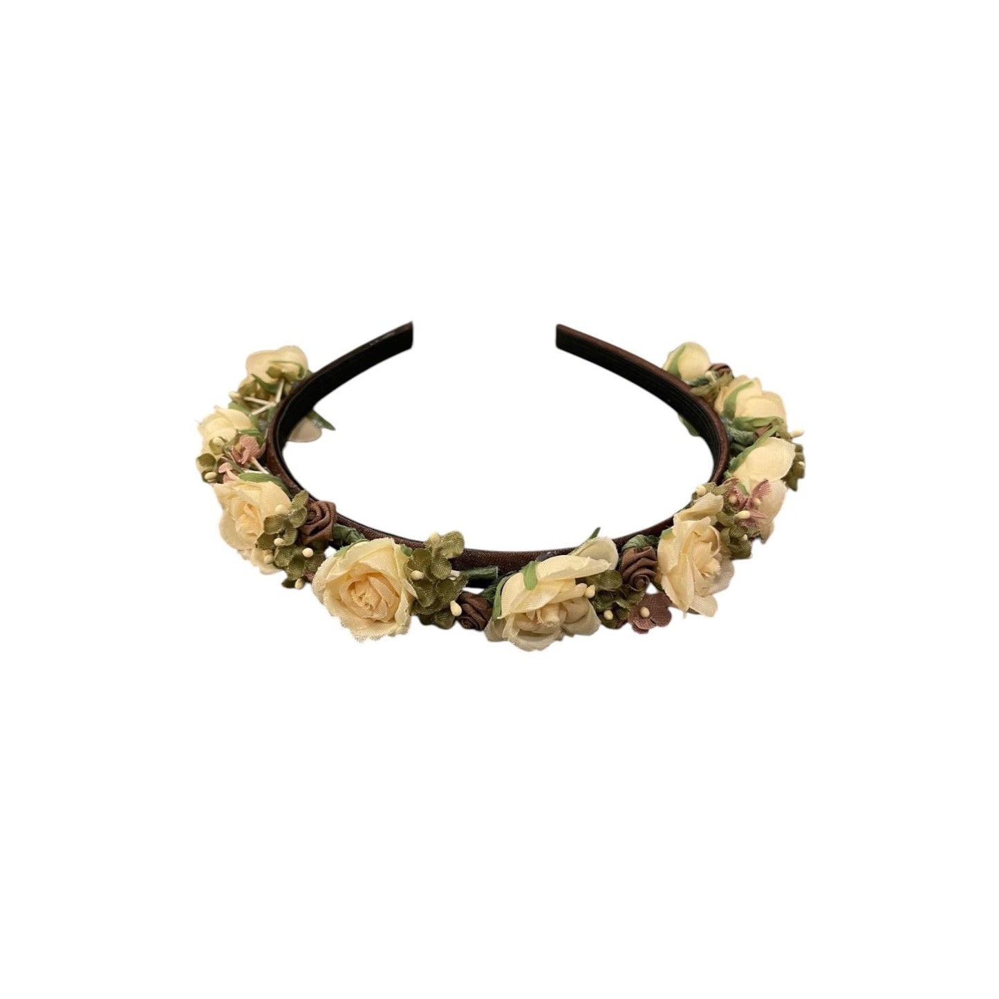 Haarreif braun beige