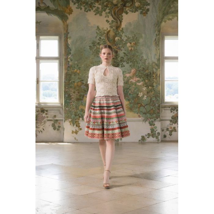 Choupette Knitted Top in creme