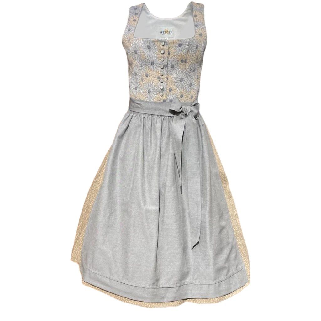 Dirndl Daisy in grau