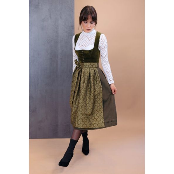 Dirndl Camilla in oliv