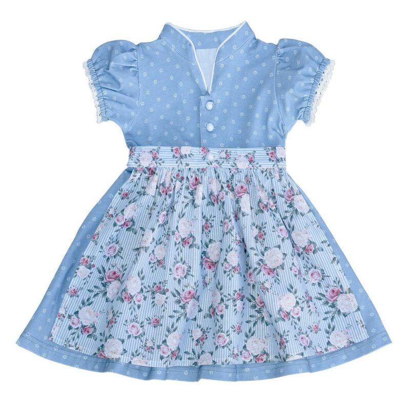 Kinderdirndl Madrisa in hellblau