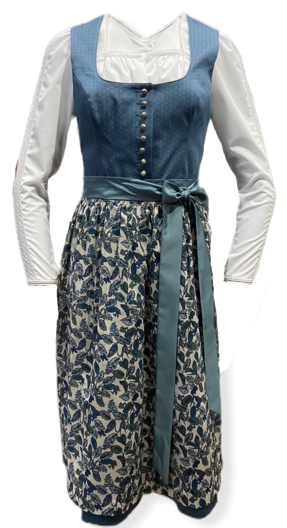 Dirndl Claudia in blau