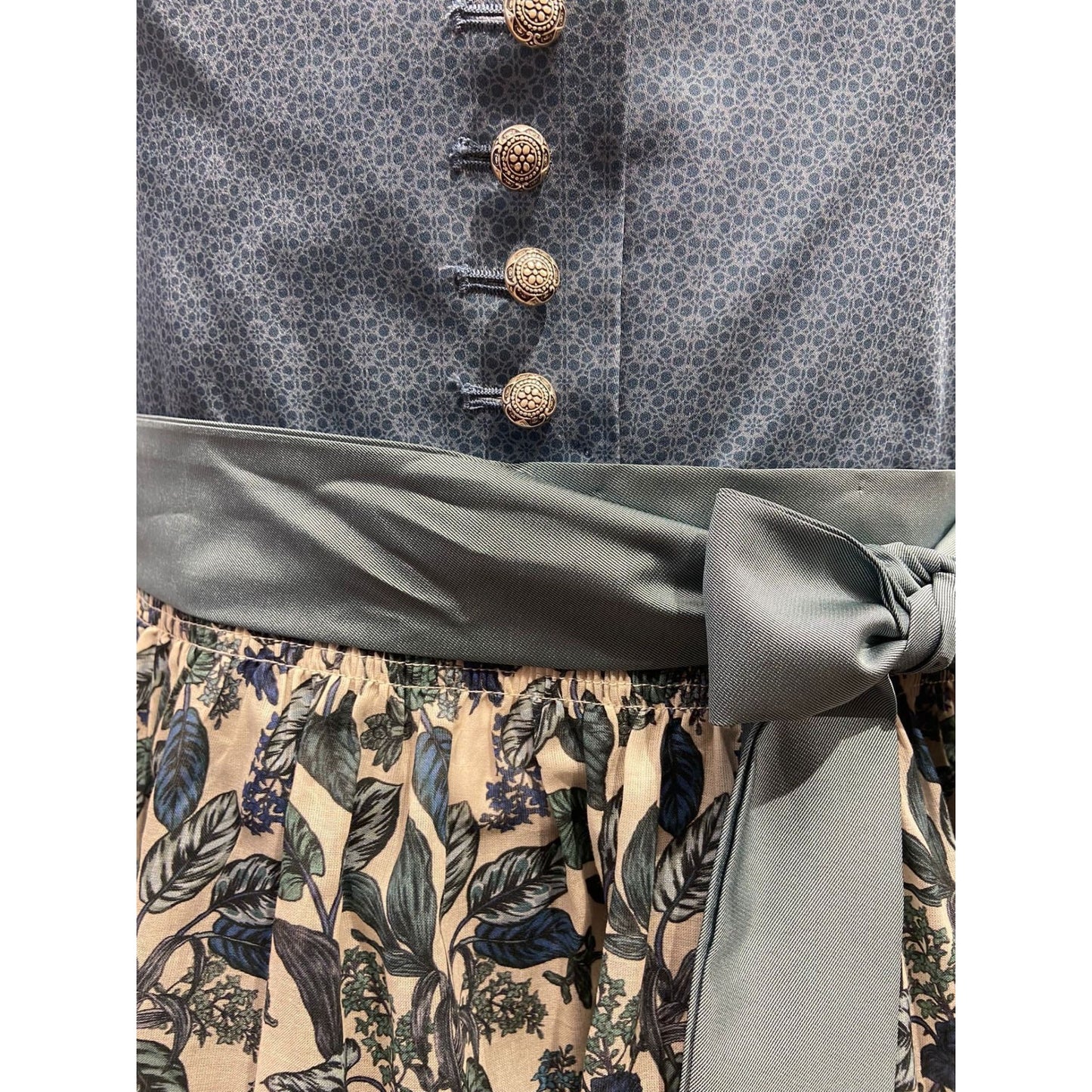 Dirndl Claudia in blau