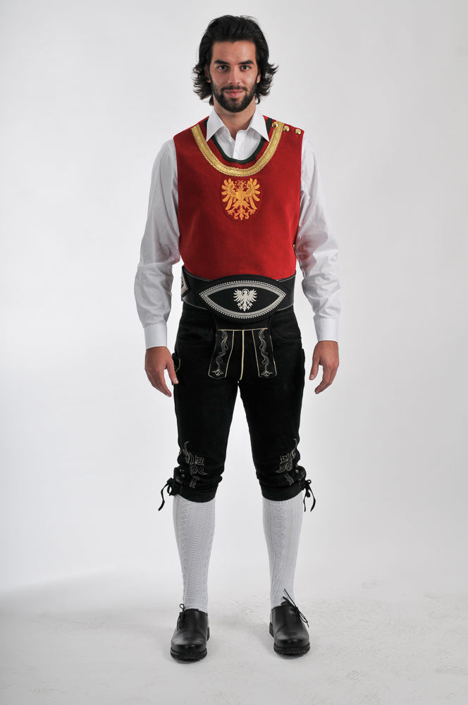 Schützen Lederhose mit Beinstick