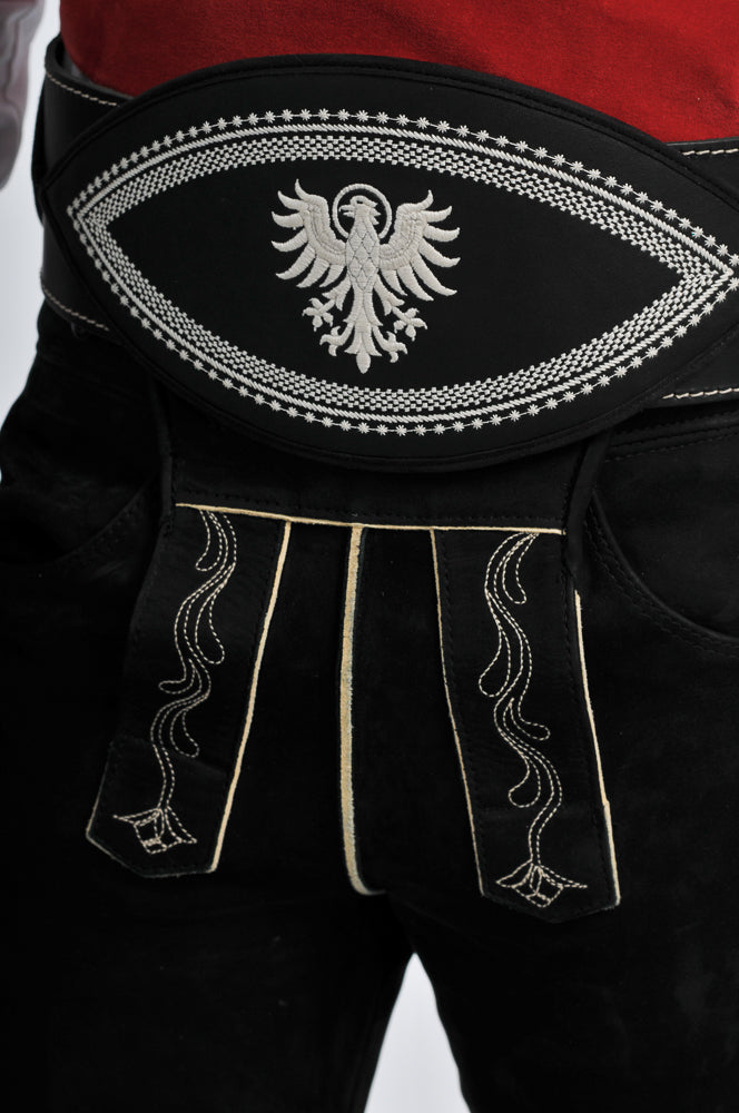 Schützen Lederhose mit Beinstick