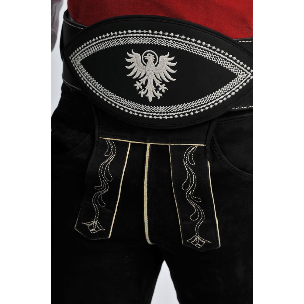 Schützen Lederhose mit Beinstick