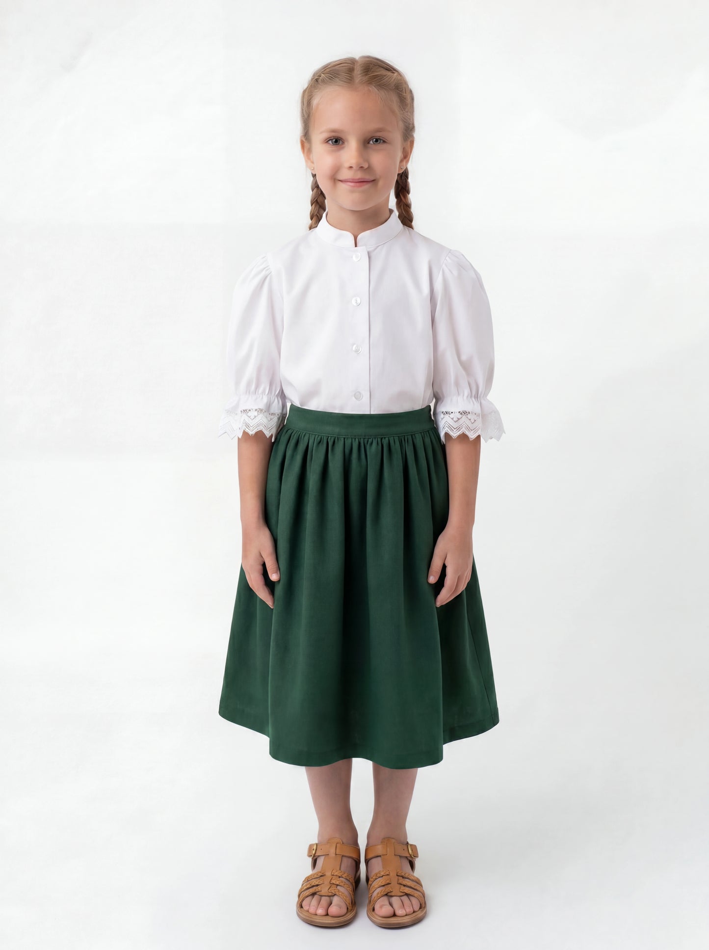 Trachten Kinder Bluse