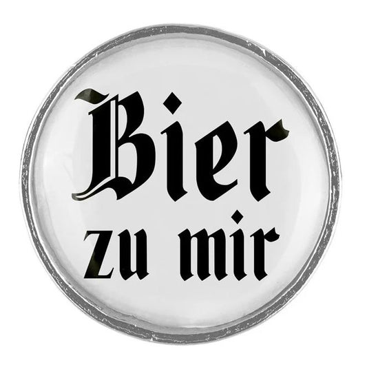 Gaudiknopf "Bier zu mir"