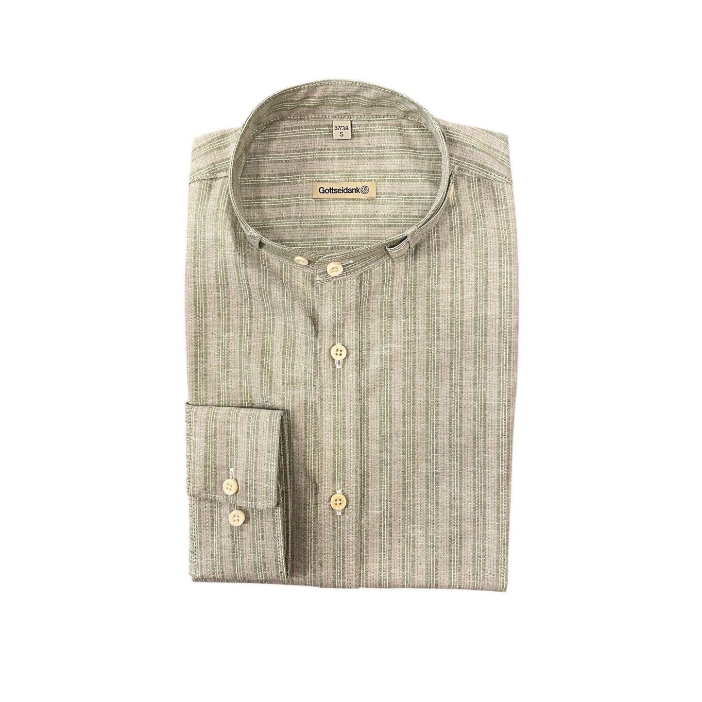 Hemd Lenz in eukalyptus