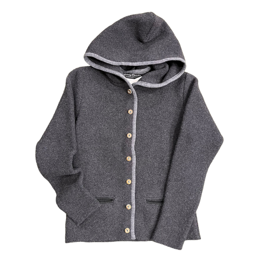 Strickjacke in anthrazit von Hedwig Rauscher