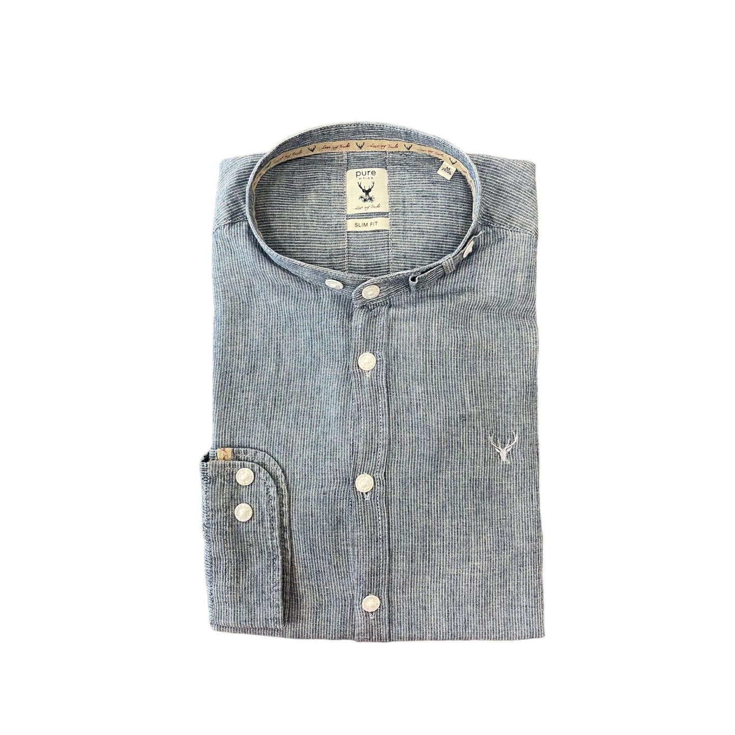 Hemd in blau/weiss gestreift