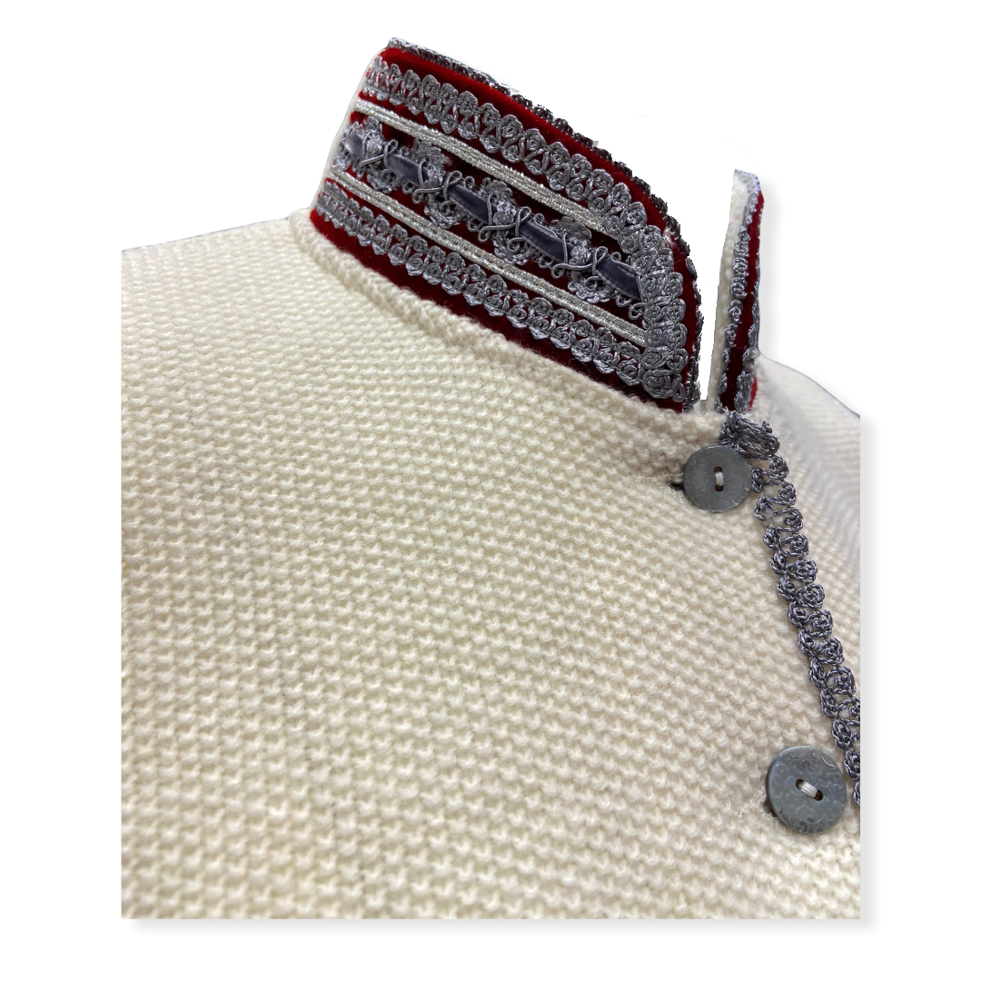 Strickjacke 1126 in weiss