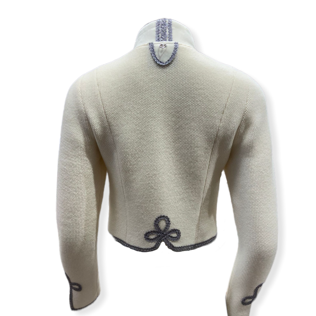 Strickjacke 1126 in weiss