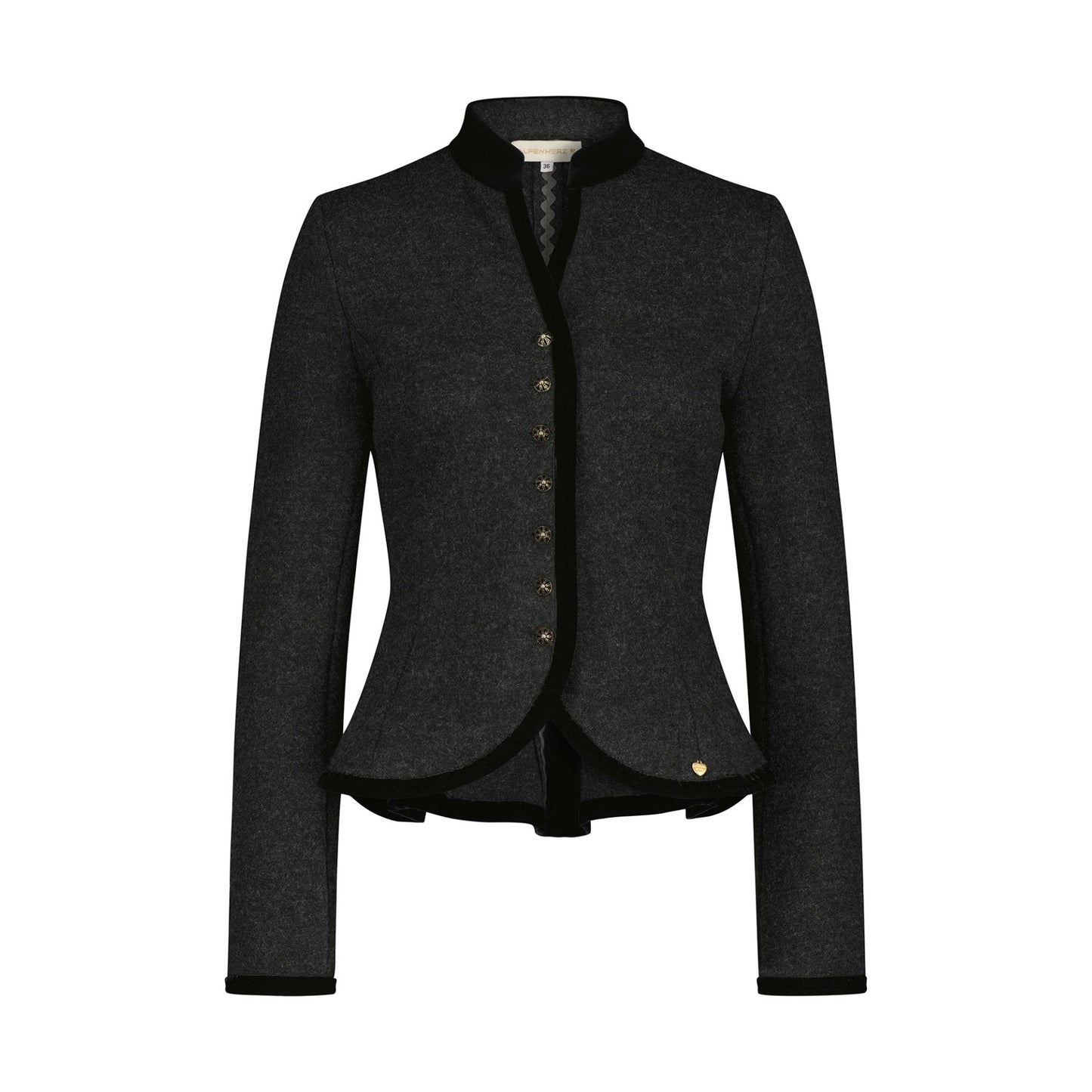 Walkjanker Josie in anthrazit/schwarz