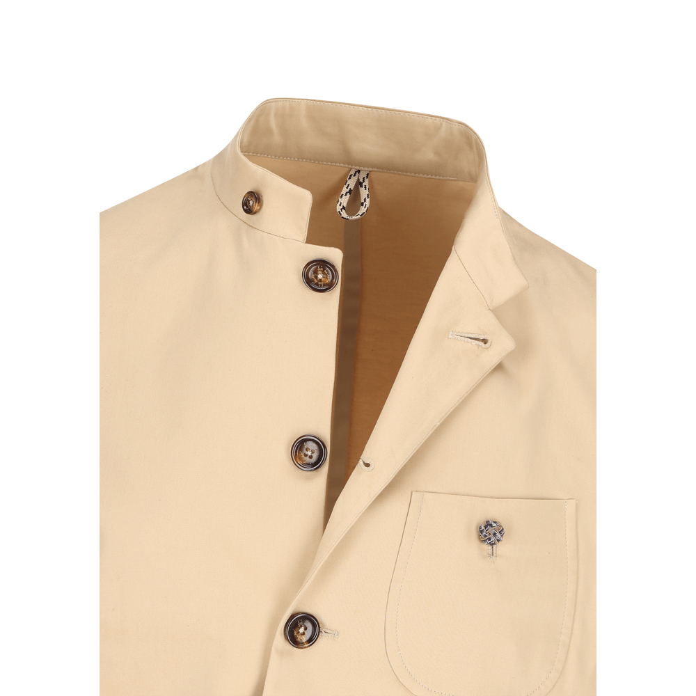 Sakko Lusandro Uni in champagne